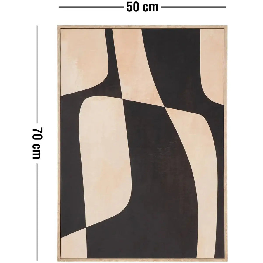 Cape Town Lærreds billede 50 x 70 x 2,5 cm 5