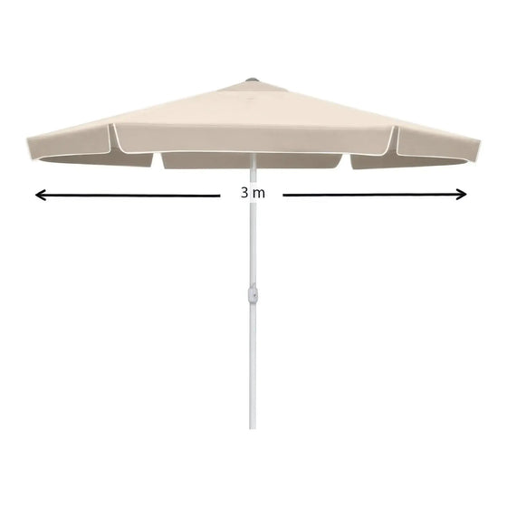 CAPRI Parasol 3 m - Elegant og Holdbar Skygge