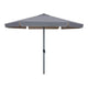 CAPRI Parasol Antracit - 3 m Rund Parasol