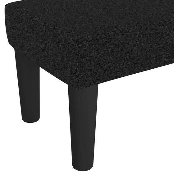 Entrébænk 70 x 30 x 30 cm Sort Stof