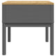 FLORO Sidebord i Grå 55 x 55 x 54 cm