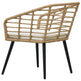 Havestole Med Hynder 2 Stk. Polyrattan