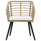 Havestole Med Hynder 2 Stk. Polyrattan