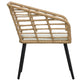 Havestole Med Hynder 2 Stk. Polyrattan