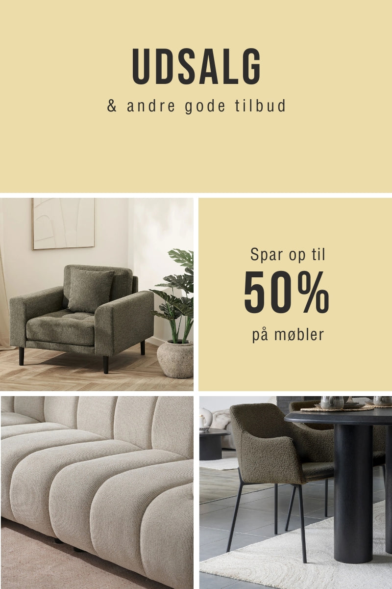 Spar op til 50% på møbler til hjemmet – se vores aktuelle tilbud