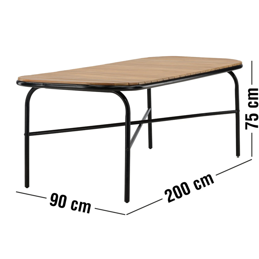 Holmbeck Havebord 200 x 90 x 75 cm 14