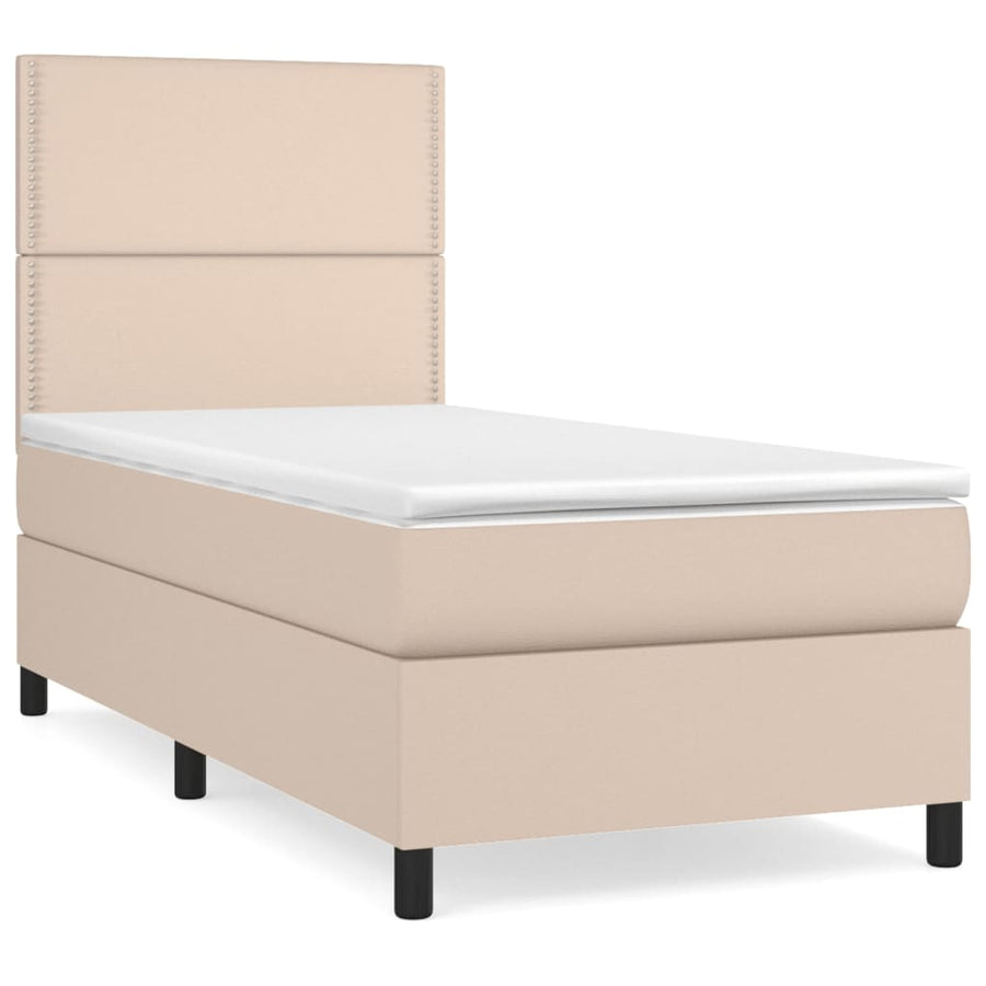 Kontinentalseng 80 x 200 cm Cappuccinofarvet