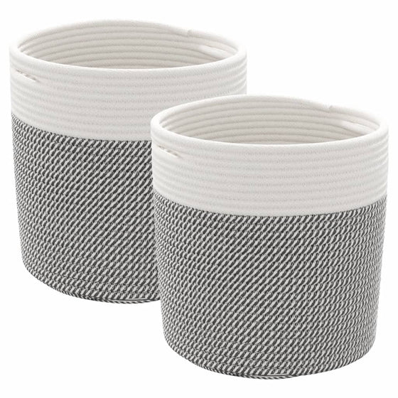 Kurve 2 Stk. Ø28 x 28 cm Bomuld
