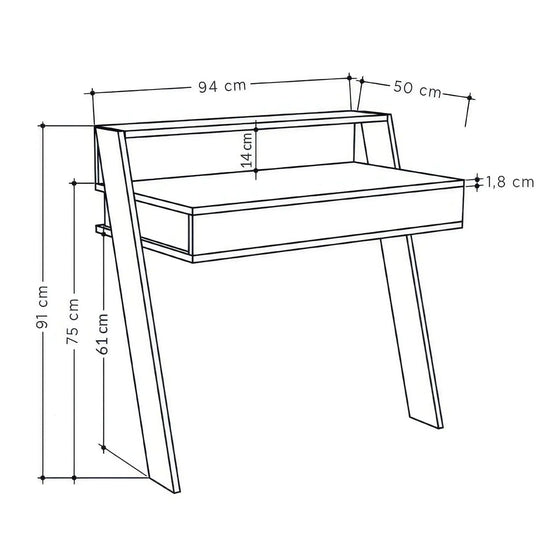 LAPI Skrivebord - Stilfuldt & Funktionelt Arbejdsrum