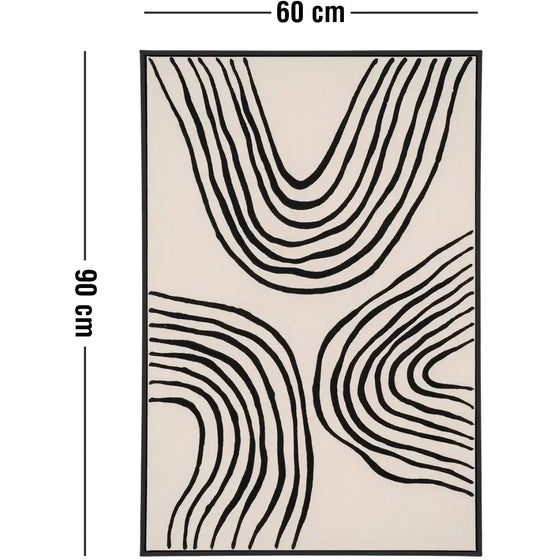 Lipari Lærreds billede 60 x 90 x 4 cm