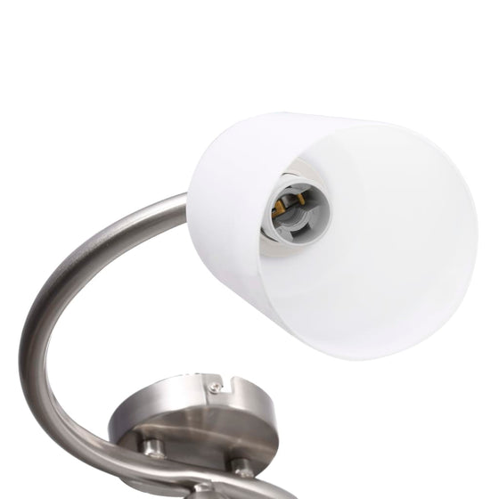 Loftlampe Med Keramiske Lampeskærme Til 3 E14-Pærer Hvid