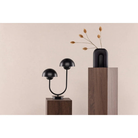 Lyckorna Bordlampe sort