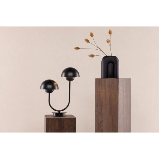 Lyckorna Bordlampe sort