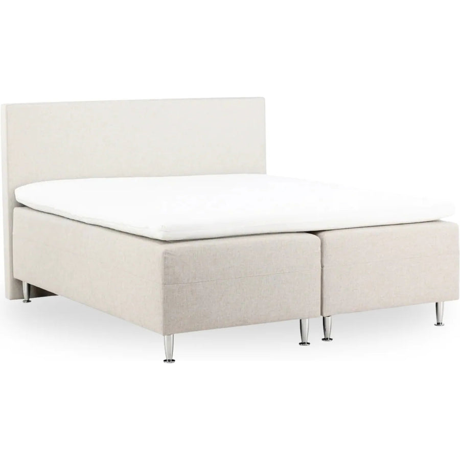 Mesa kontinentalseng beige inkl. topmadras, 180 x 200 cm