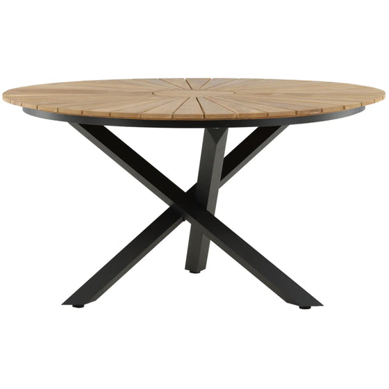 Mexico Havebord sort 140 x 75 cm