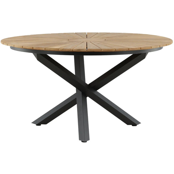 Mexico Havebord sort 140 x 75 cm