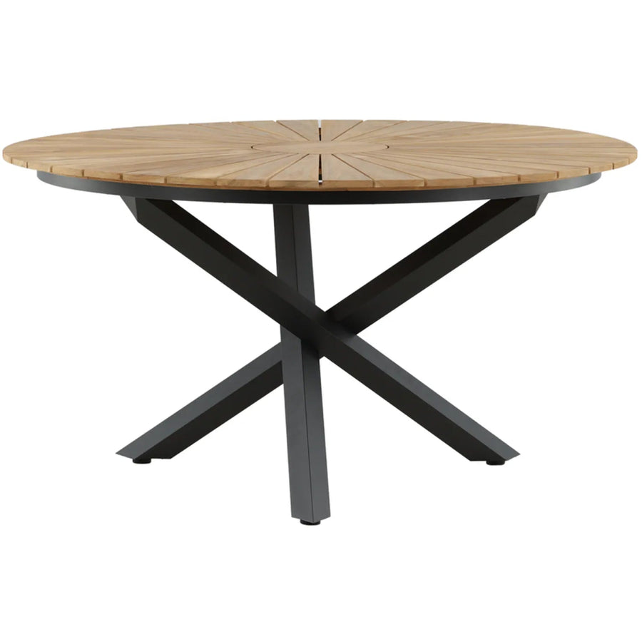 Mexico Havebord sort 140 x 75 cm