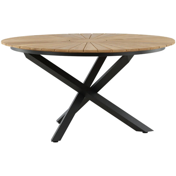 Mexico Havebord sort 140 x 75 cm