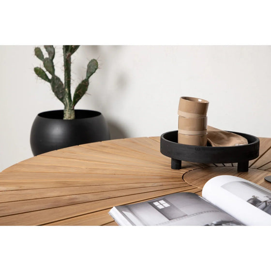 Mexico Havebord sort 140 x 75 cm