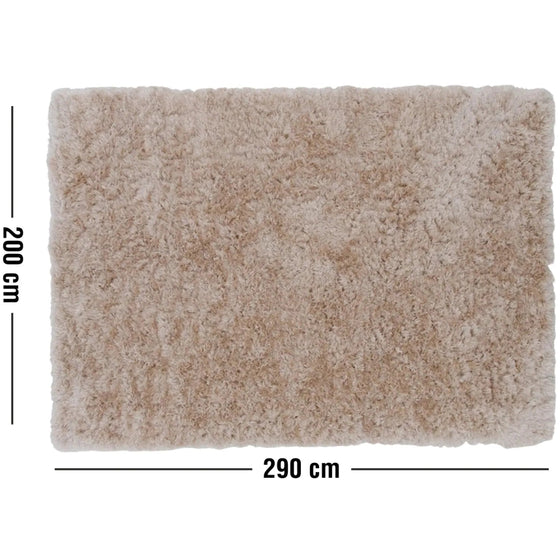 Natta Rya tæppe beige 290 x 200 cm
