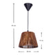 NEST Loftlampe - Elegant Belysning i Naturligt Design