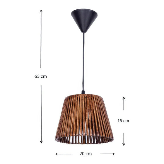 NEST Loftlampe - Elegant Belysning i Naturligt Design