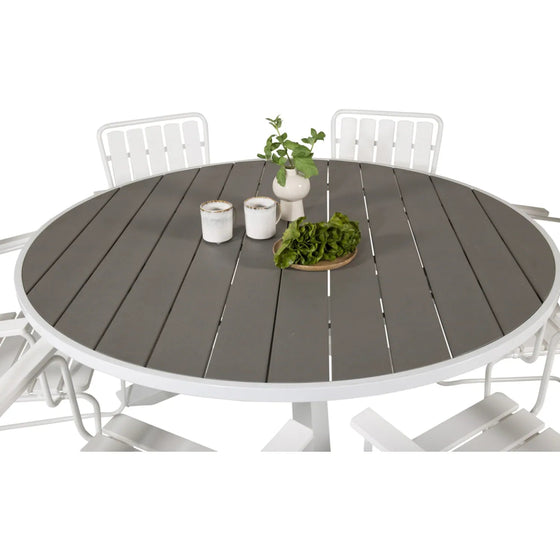 Parma Havebord hvid 140 x 73 cm