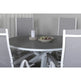 Parma Havebord hvid 140 x 73 cm