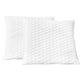 Puder 2 Stk. Med Memoryskum 80 x 80 x 14 cm