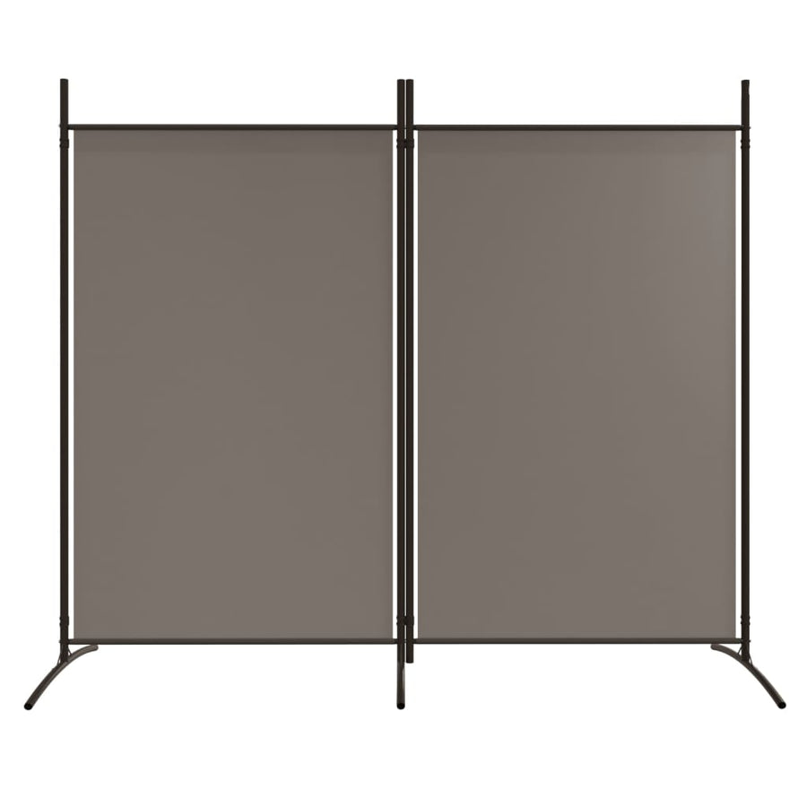 Rumdeler 2-Panels 175 x 180 cm Antracitgrå
