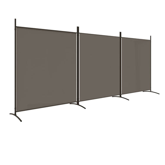 Rumdeler 3-Panels 525 x 180 cm Antracitgrå