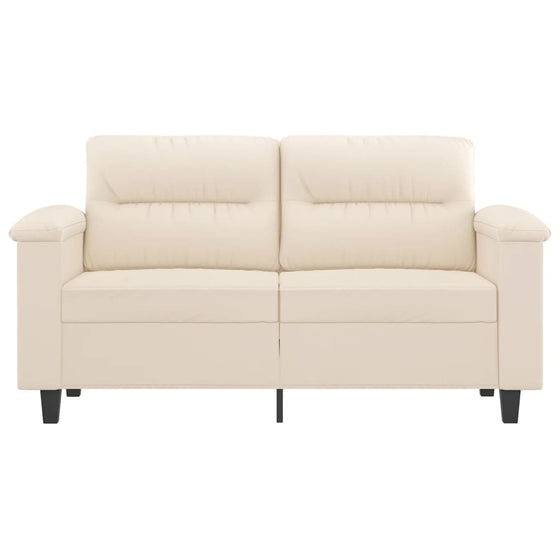 Sofa 2 Pers. 120 cm Mikrofiberstof Beige