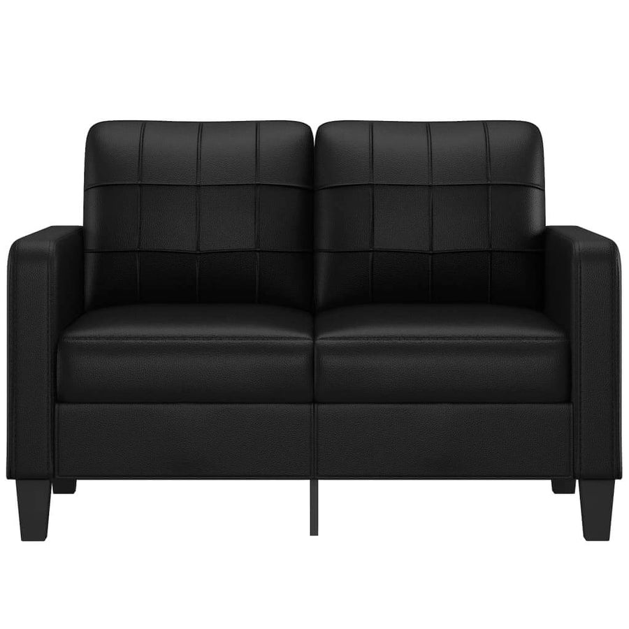 Sofa 2 Pers. 138 x 77 x 80 cm Sort