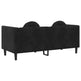 Sofa 2 Pers. Med Hynder Velour Sort