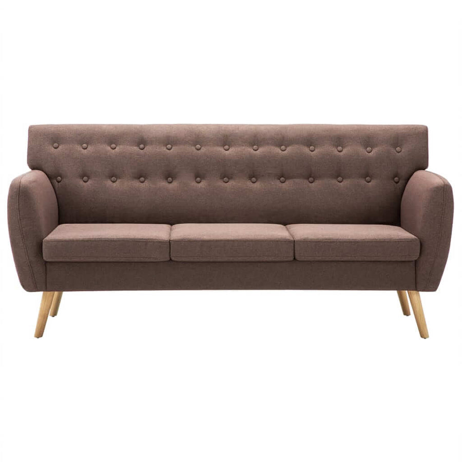 Sofa 3 Pers. 172 x 70 x 82 cm Brun