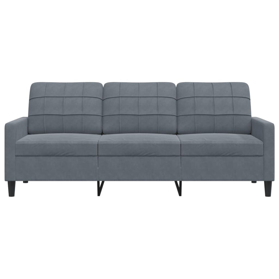 Sofa 3 Pers. 180 cm Mørkegrå