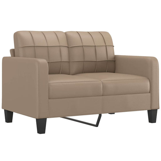 Sofasæt 3 Dele Med Hynder Kunstlæder Cappuccino