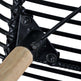 Spisebordsstole 2 Stk. Naturlig Rattan Sort