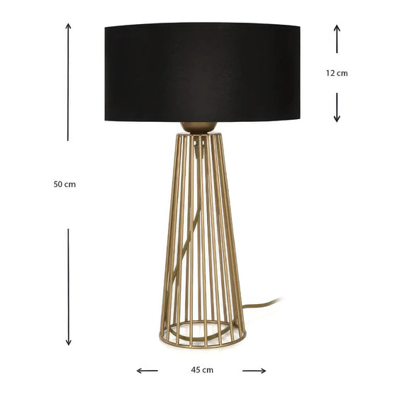 TOWER Bordlampe 25x25x45 cm - Elegant Design