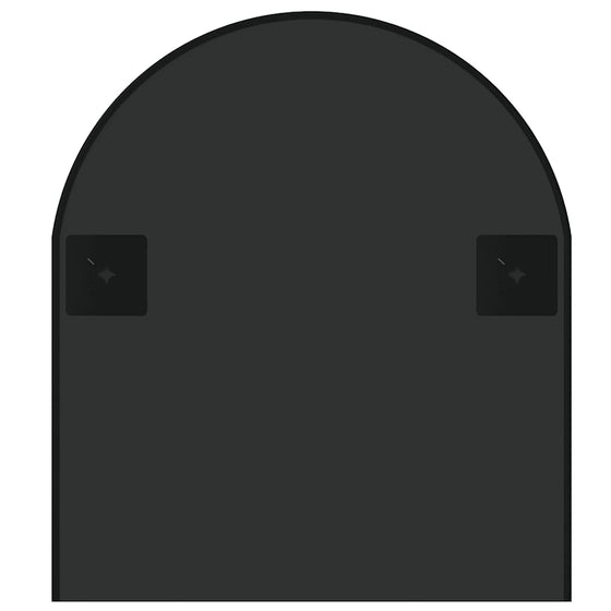 Vægspejl 100 x 45 cm Oval Sort
