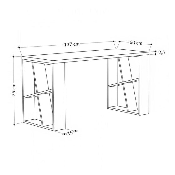 VALDI Skrivebord - Stilfuldt og Funktionelt Design