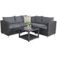 Vamos Loungehavesæt med sofa og loungebord