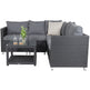 Vamos Loungehavesæt med sofa og loungebord