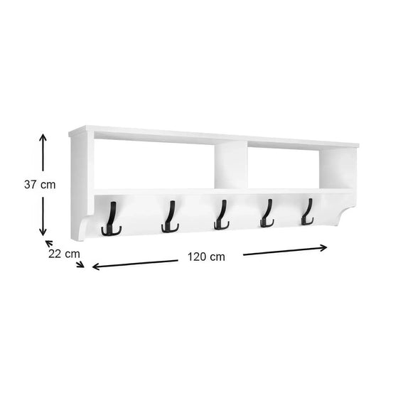 WIEN Hattehylde 120 cm - Stilfuld Organisation